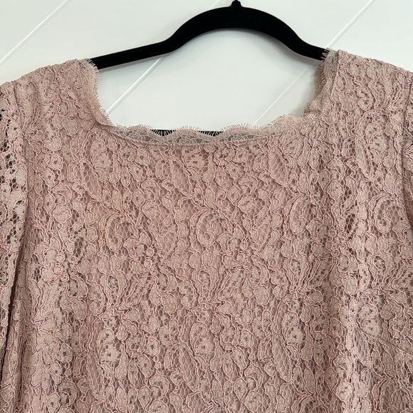 Adrianna Papell Dusty Rose Lace Dress - Picture 2 of 6